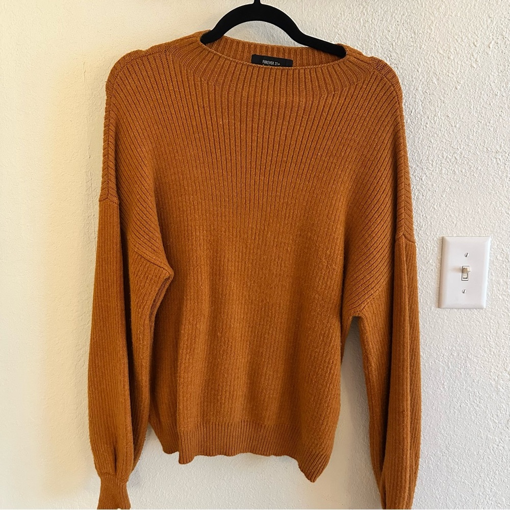 Stretchy ribbed sweater